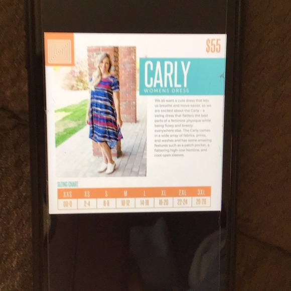 LuLaRoe Carly Dress - Picture 3 of 3
